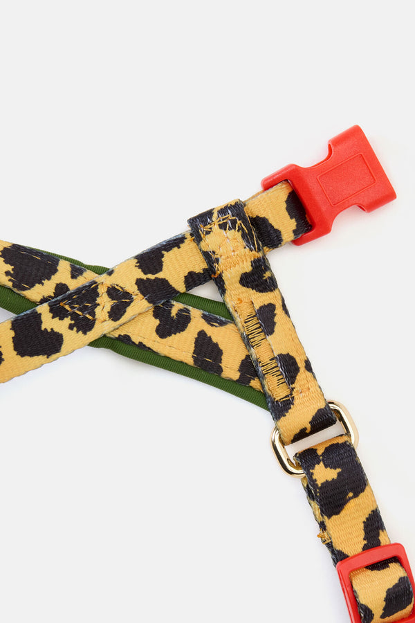 Gorman NZ - Leopard Dog Harness - print