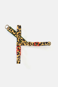 Gorman NZ - Leopard Dog Harness - print