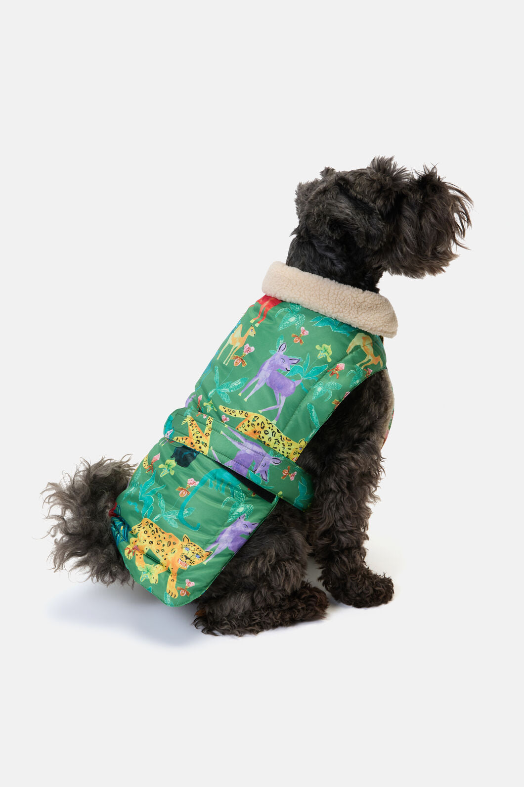 Gorman NZ - Orchid Safari Dog Puffer Coat - print