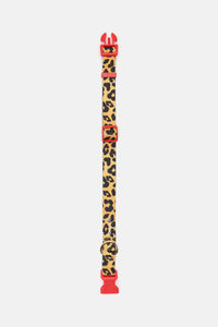 Gorman NZ - Leopard Dog Collar Lge - print