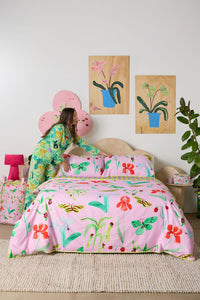 Gorman NZ - Electric Eden Bed Linen-KB - print
