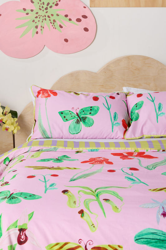 Gorman NZ - Electric Eden Bed Linen-KB - print