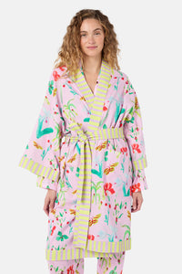 Gorman NZ - Electric Eden Bath Robe - print