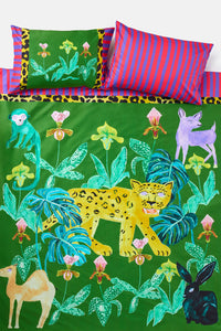 Gorman NZ - Night Zoo Bedlinen -QB - print