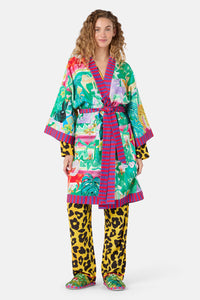 Gorman NZ - Wild Tile Bath Robe - print