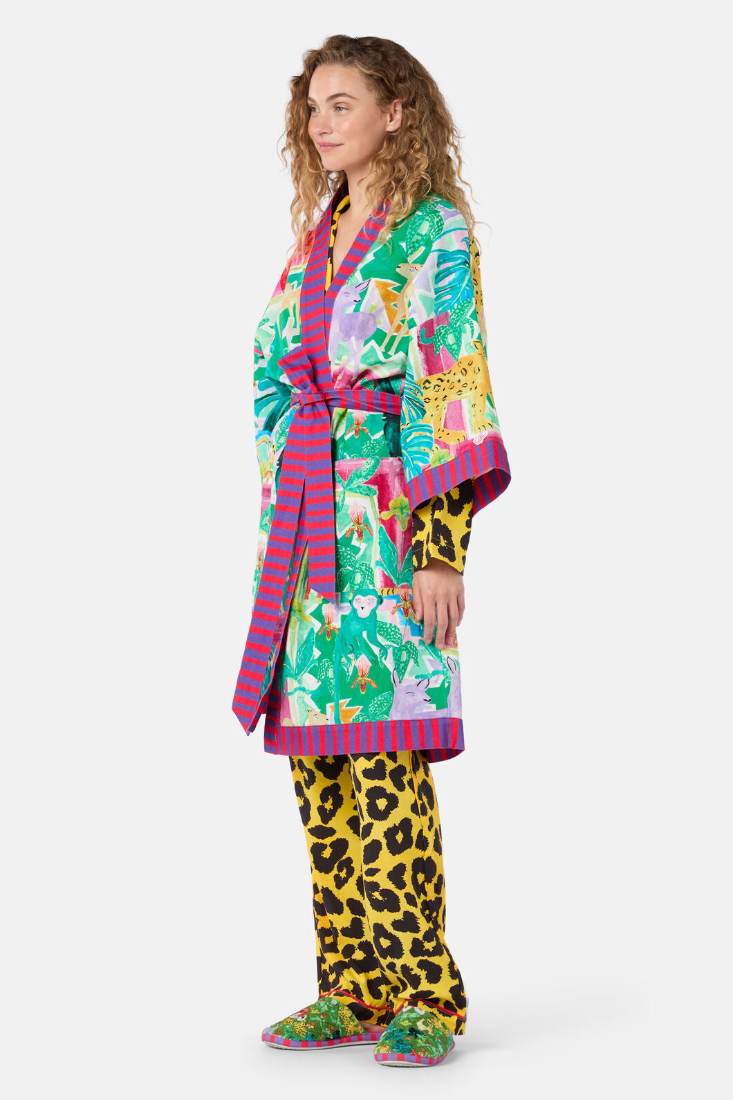 Gorman NZ - Wild Tile Bath Robe - print