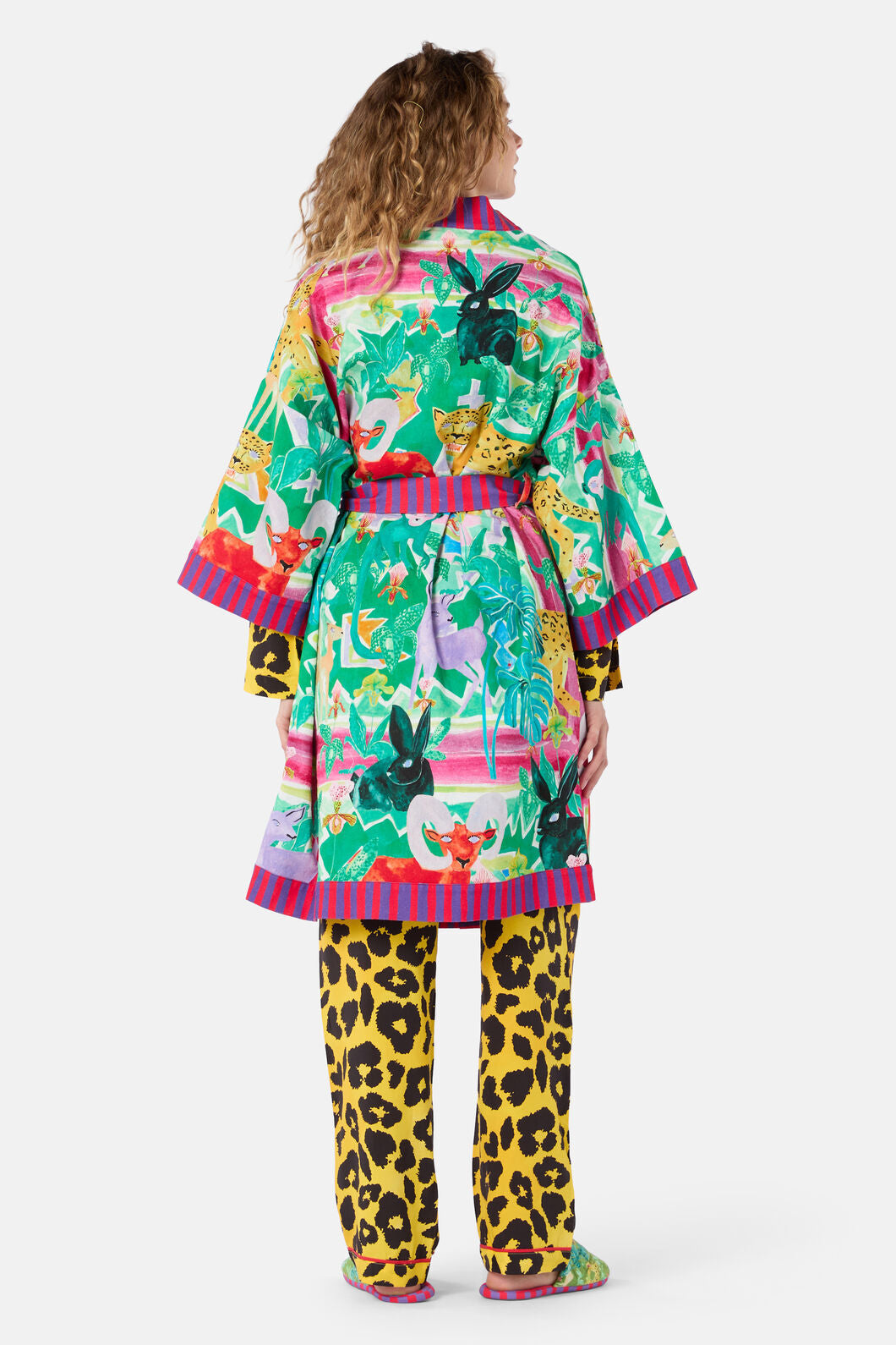 Gorman NZ - Wild Tile Bath Robe - print