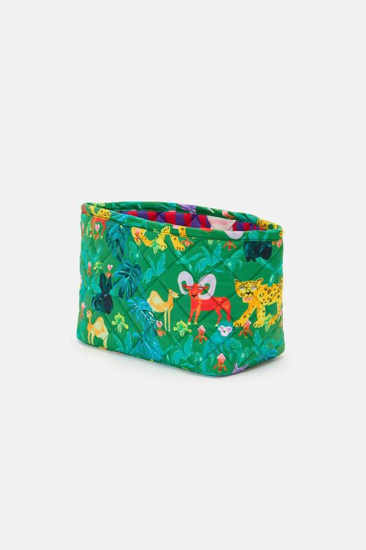 Gorman NZ - Orchid Safari Quilted Tub Lge - print