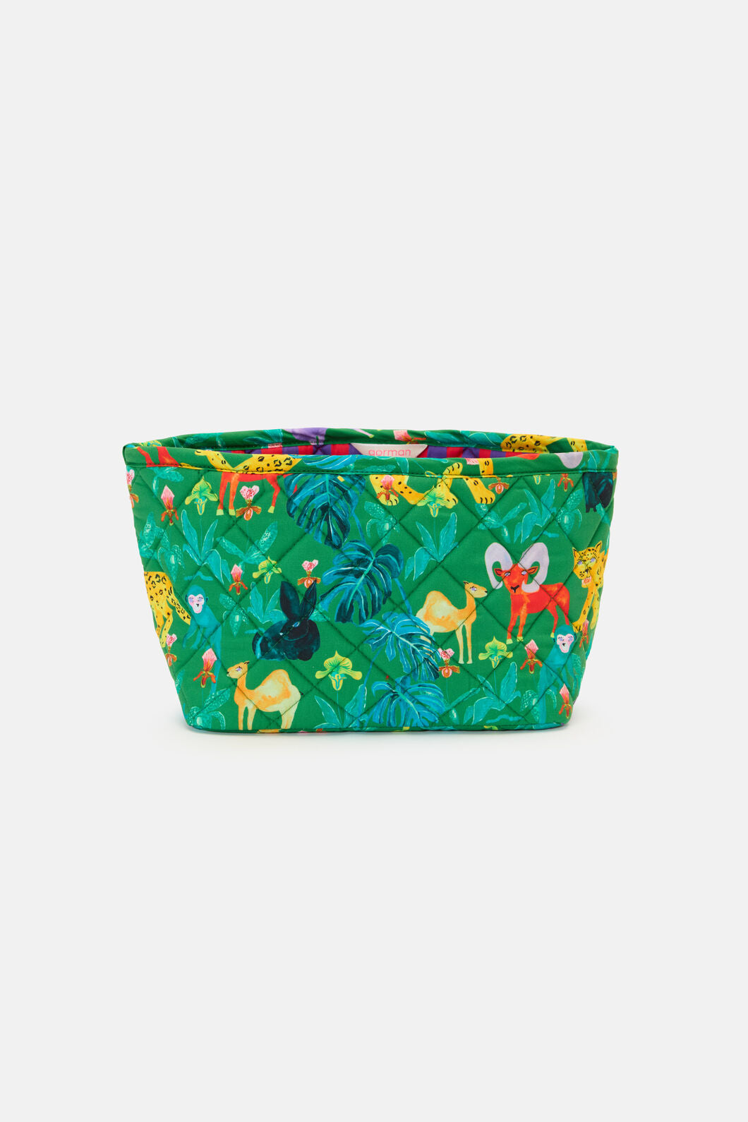 Gorman NZ - Orchid Safari Quilted Tub Lge - print