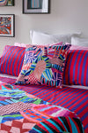 Gorman NZ - Canopy Circus Velvet Cushion - print