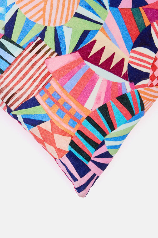 Gorman NZ - Canopy Circus Velvet Cushion - print