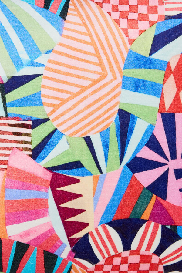 Gorman NZ - Canopy Circus Velvet Cushion - print