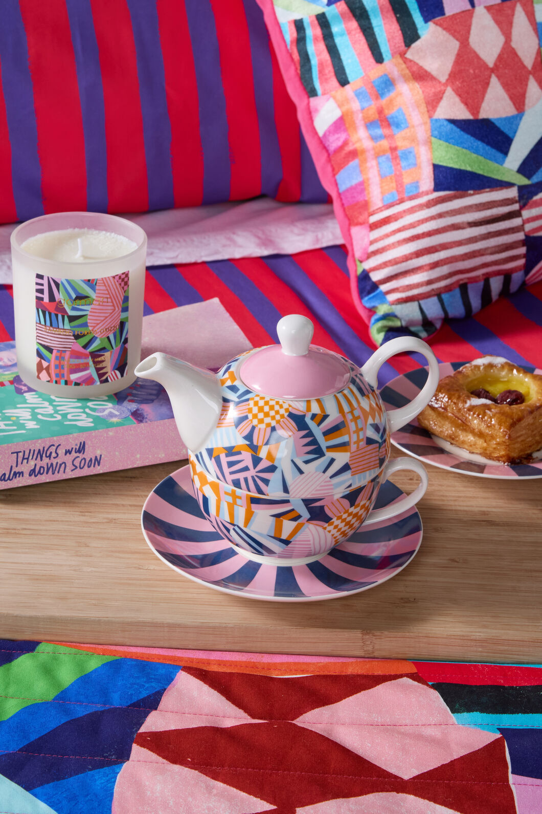 Gorman NZ - Canopy Circus Tea For One Set - print
