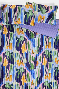 Gorman NZ - Liquid Joy Velvet Coverlet Q/K - print