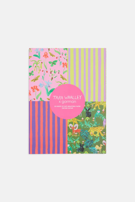 Gorman NZ - Orchid Safari Wrapping Book - print