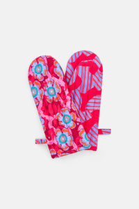 Gorman NZ - Tiger Flower Oven Mitt Set 2 - print