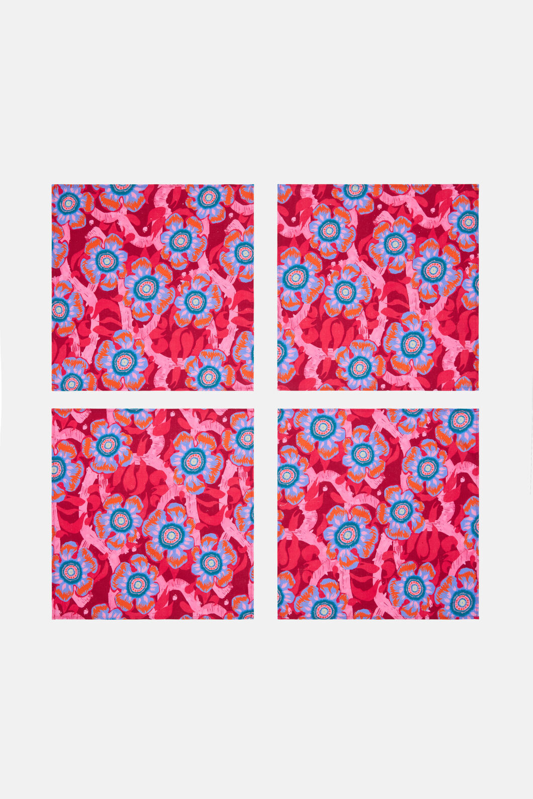 Gorman NZ - Tiger Flower Napkin Set 4 - print