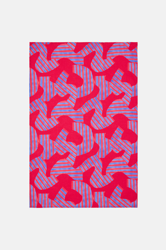 Gorman NZ - Tiger Flower Tea Towel Set 2 - print