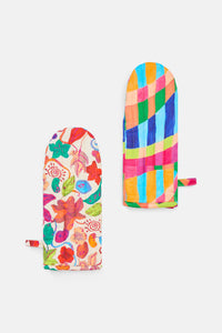 Gorman NZ - Pop Botanical Oven Mitt - print