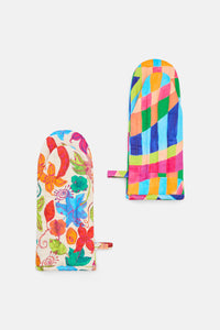 Gorman NZ - Pop Botanical Oven Mitt - print