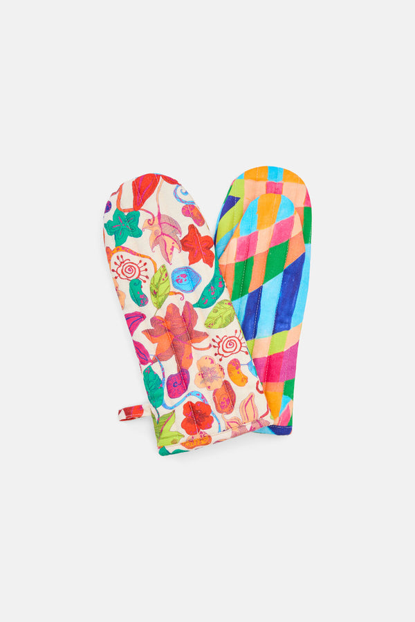 Gorman NZ - Pop Botanical Oven Mitt - print