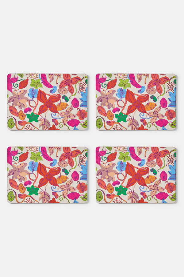 Gorman NZ - Pop Botanical Placemat Set 4 - print