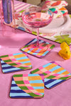 Gorman NZ - Pop Botanical Coaster Set 4 - print