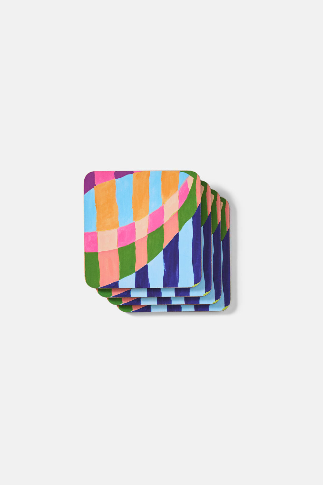Gorman NZ - Pop Botanical Coaster Set 4 - print