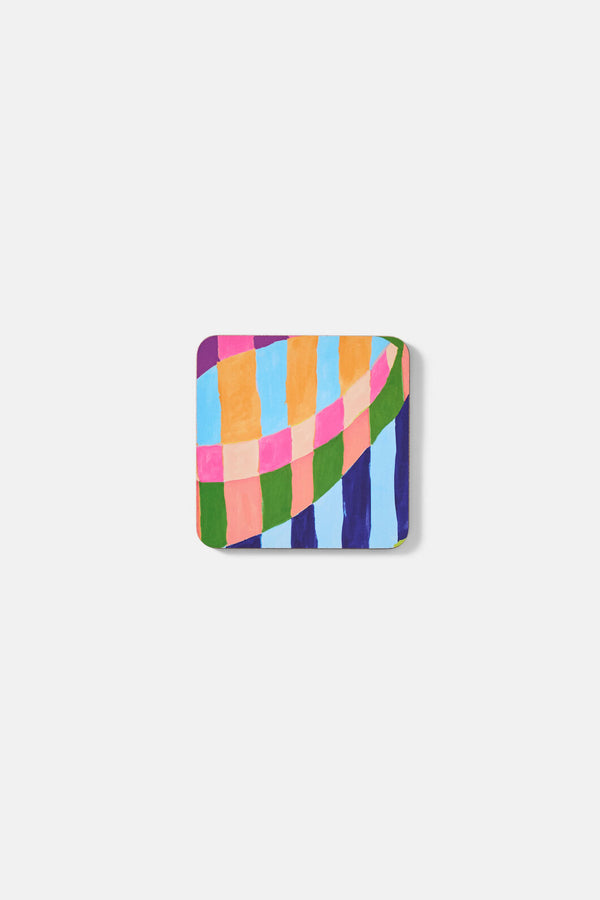 Gorman NZ - Pop Botanical Coaster Set 4 - print