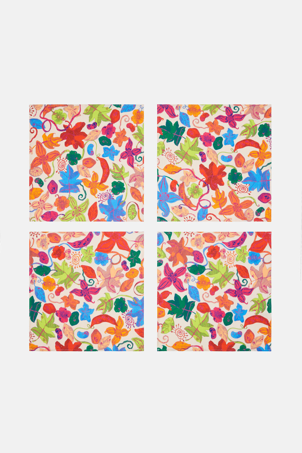 Gorman NZ - Pop Botanical Napkin Set 4 - print