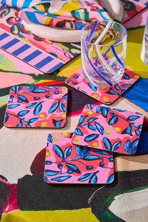 Gorman NZ - Summer Vibes Coaster Set 4 - print
