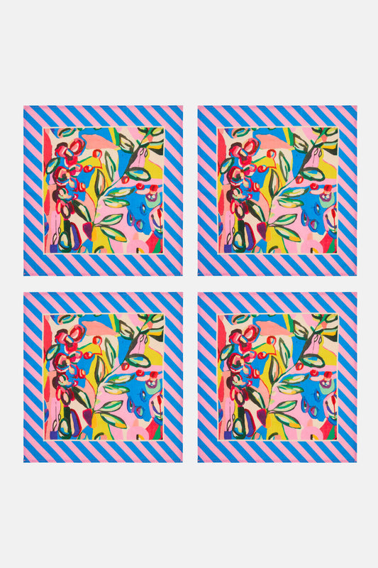 Gorman NZ - Summer Vibes Napkin Set 4 - print