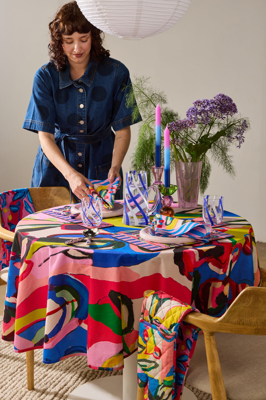 Gorman NZ - Summer Vibes Table Cloth Round - print