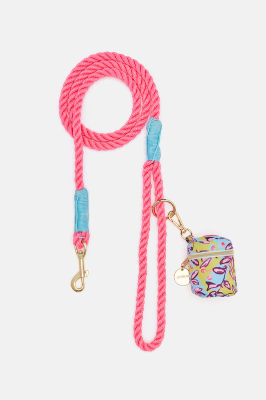 Gorman NZ - Blueberries Pet Lead With Bag - print