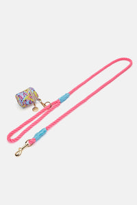 Gorman NZ - Blueberries Pet Lead With Bag - print