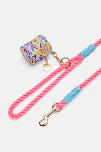 Gorman NZ - Blueberries Pet Lead With Bag - print