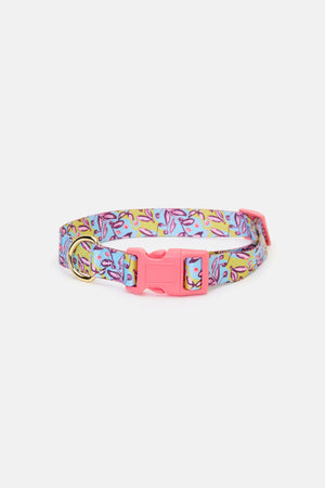 Gorman NZ - Blueberries Pet Collar Lge - print