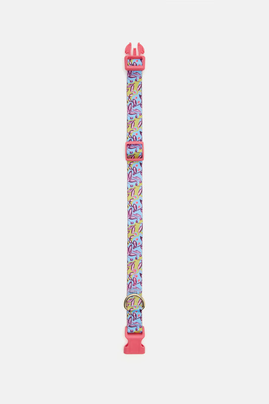 Gorman NZ - Blueberries Pet Collar Lge - print