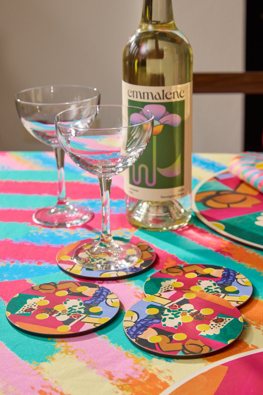Gorman NZ - Still Life Coaster Set 4 - print