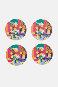Gorman NZ - Still Life Coaster Set 4 - print