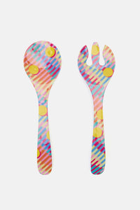 Gorman NZ - Vivid Eclipse Salad Servers - print