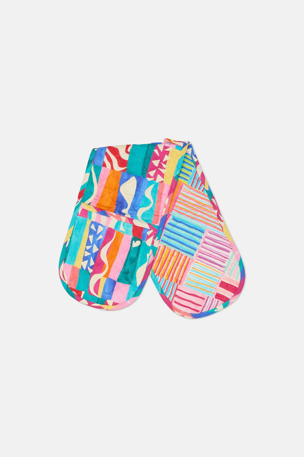 Gorman NZ - Mosaic Pulse Oven Mitt - print
