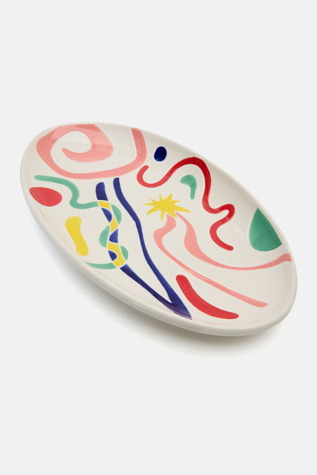 Gorman NZ - Joyburst Ceramic Oval Platter - print