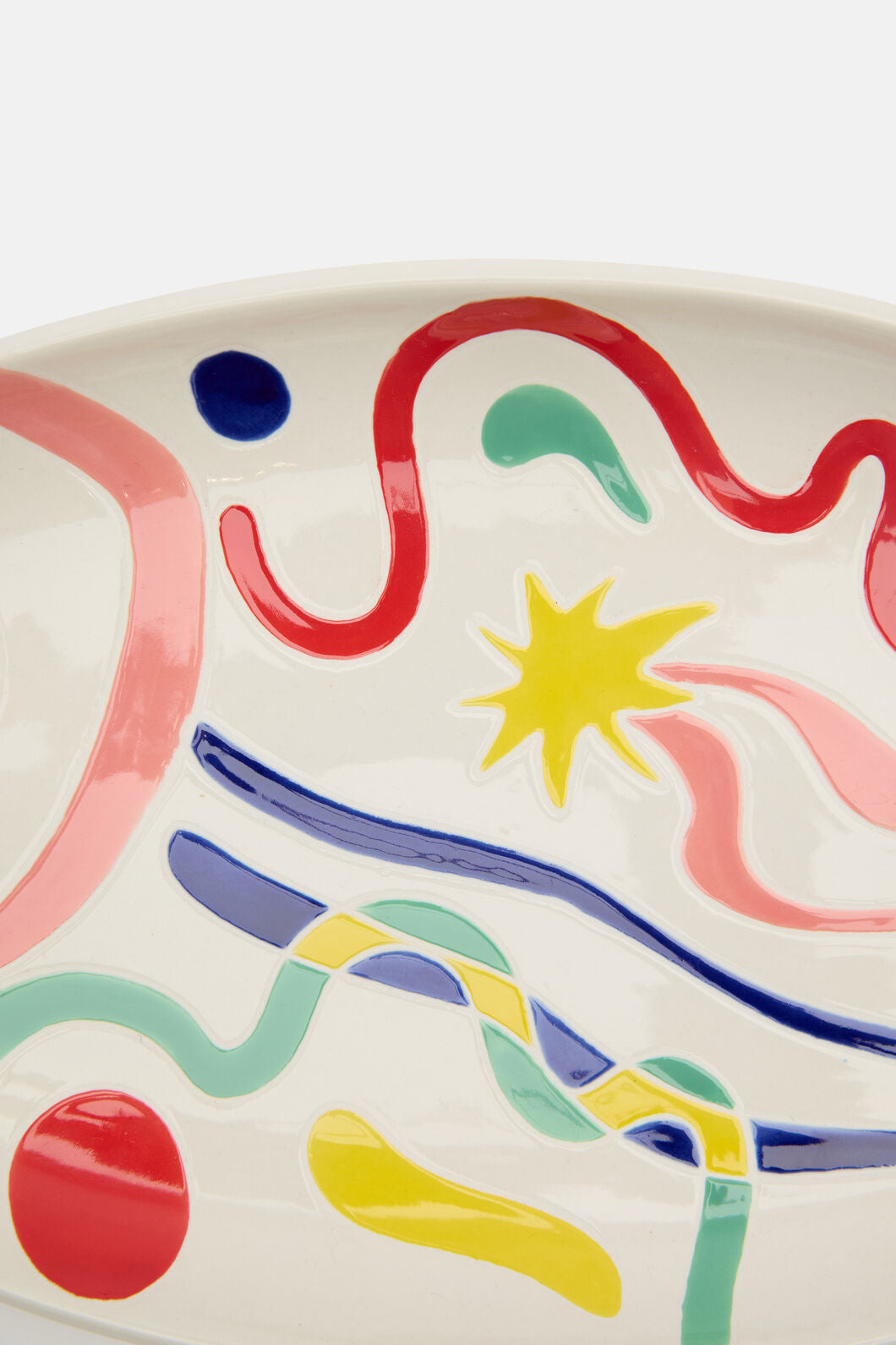 Gorman NZ - Joyburst Ceramic Oval Platter - print