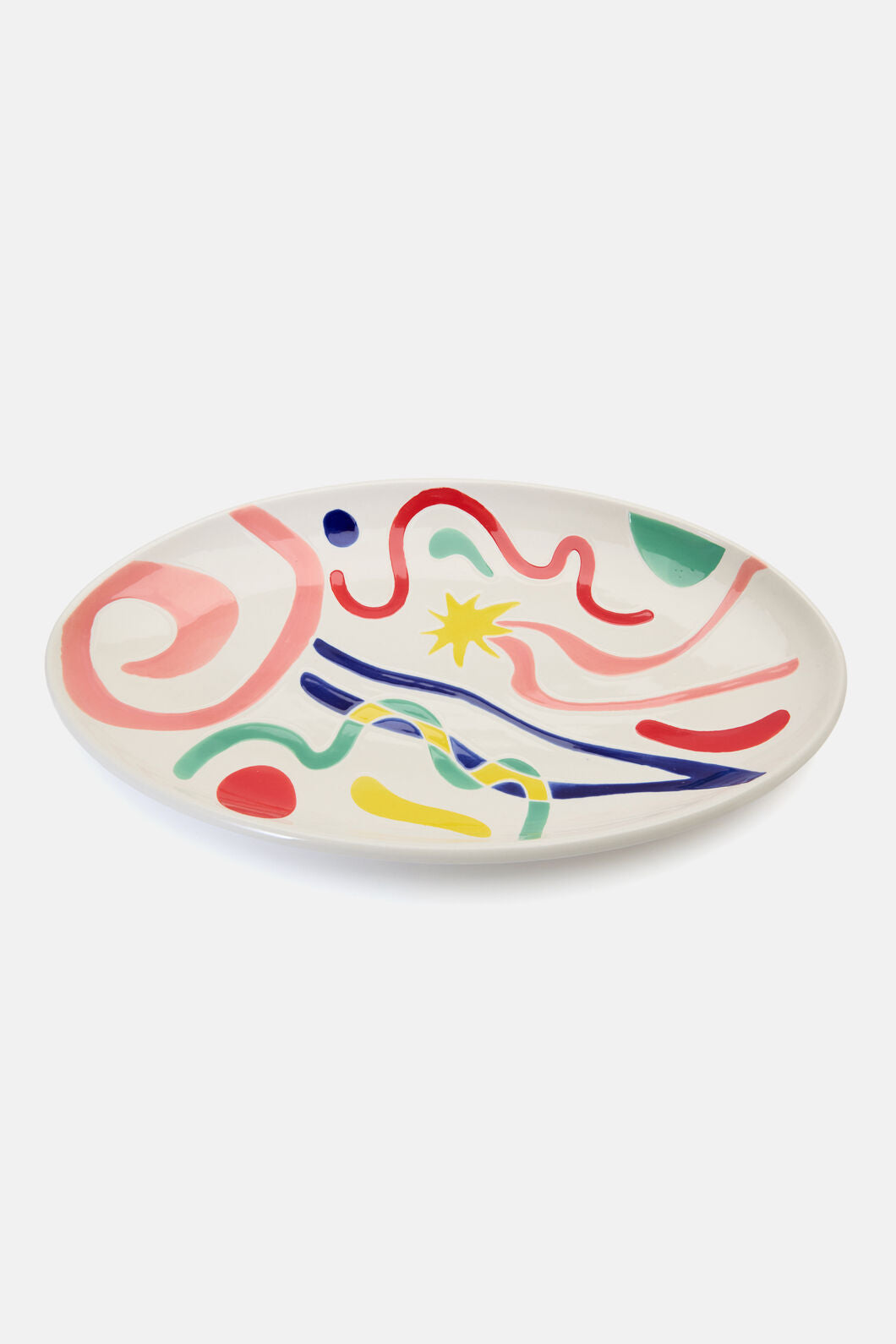 Gorman NZ - Joyburst Ceramic Oval Platter - print