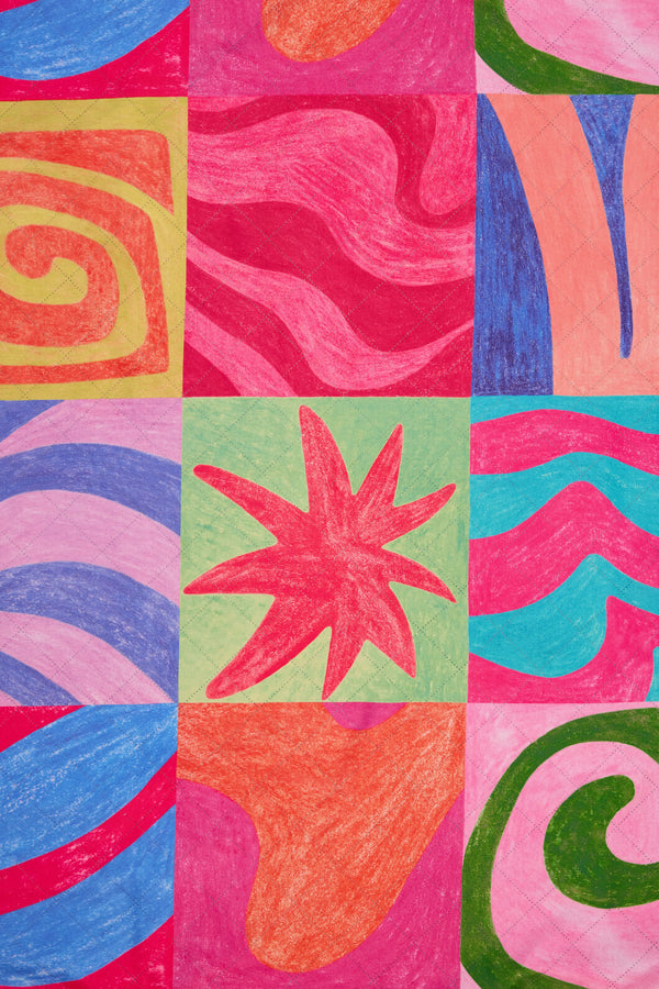 Gorman NZ - Meta Shapes Picnic Rug - print