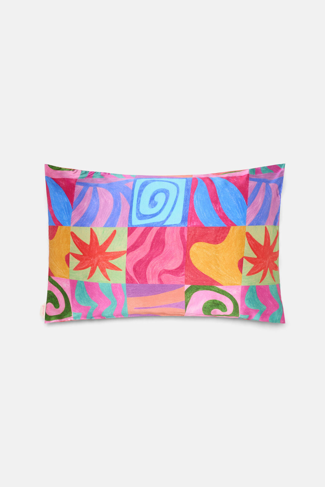 Gorman NZ - Meta Shapes Silk Pillow Case - print