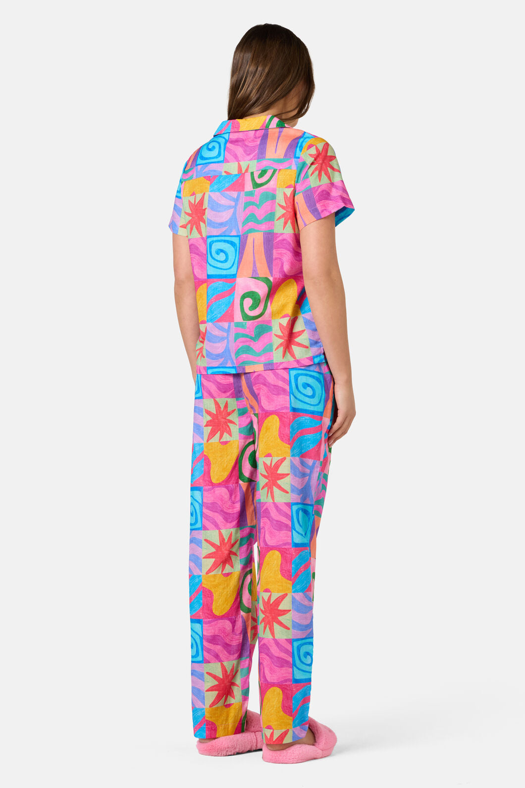 Gorman NZ - Meta Shapes PJ Pant Set - print