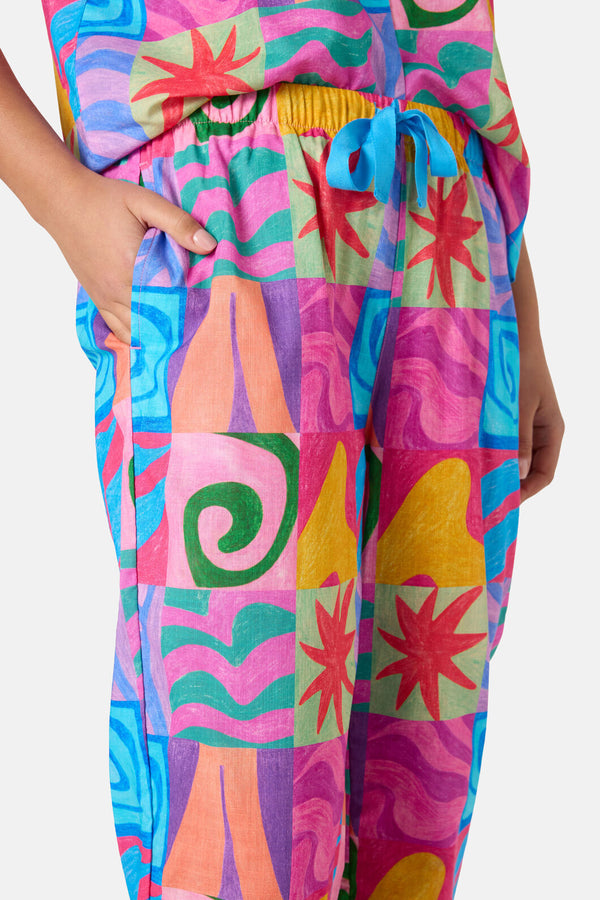 Gorman NZ - Meta Shapes PJ Pant Set - print