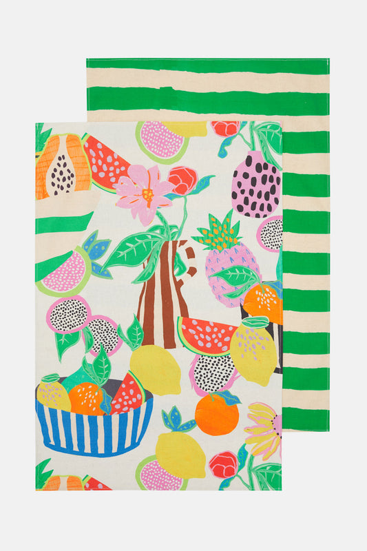 Gorman NZ - Fruitlet Tea Towel Set - print